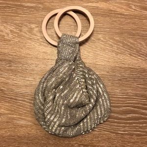 Vintage Boutique Silver Wristlet